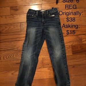 Boys Levi jeans size 6 reg